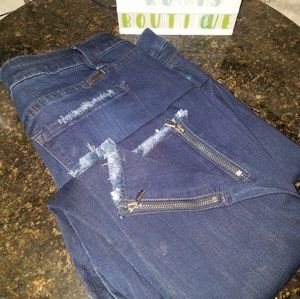 KanCan Zipper Detail Jeans